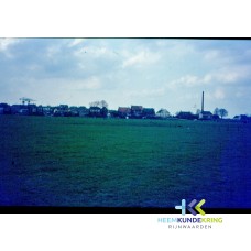 Zicht op de Hoofdstraat vanuit de bedding Oude Rijn Tolkamer Coll. G.B. Janssen (452)